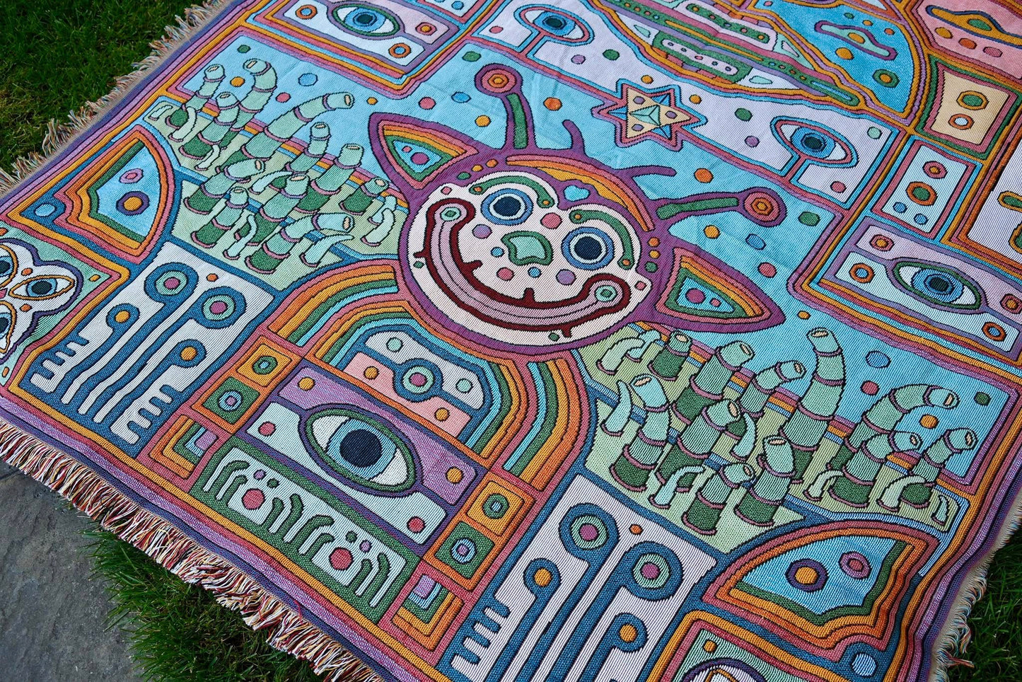Yabb-Yum Woven Blanket