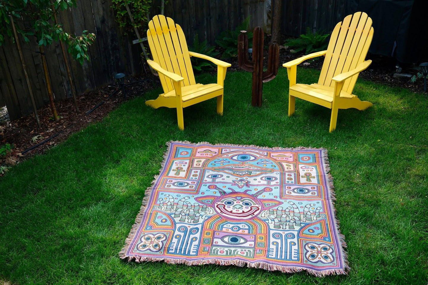 Yabb-Yum Woven Blanket