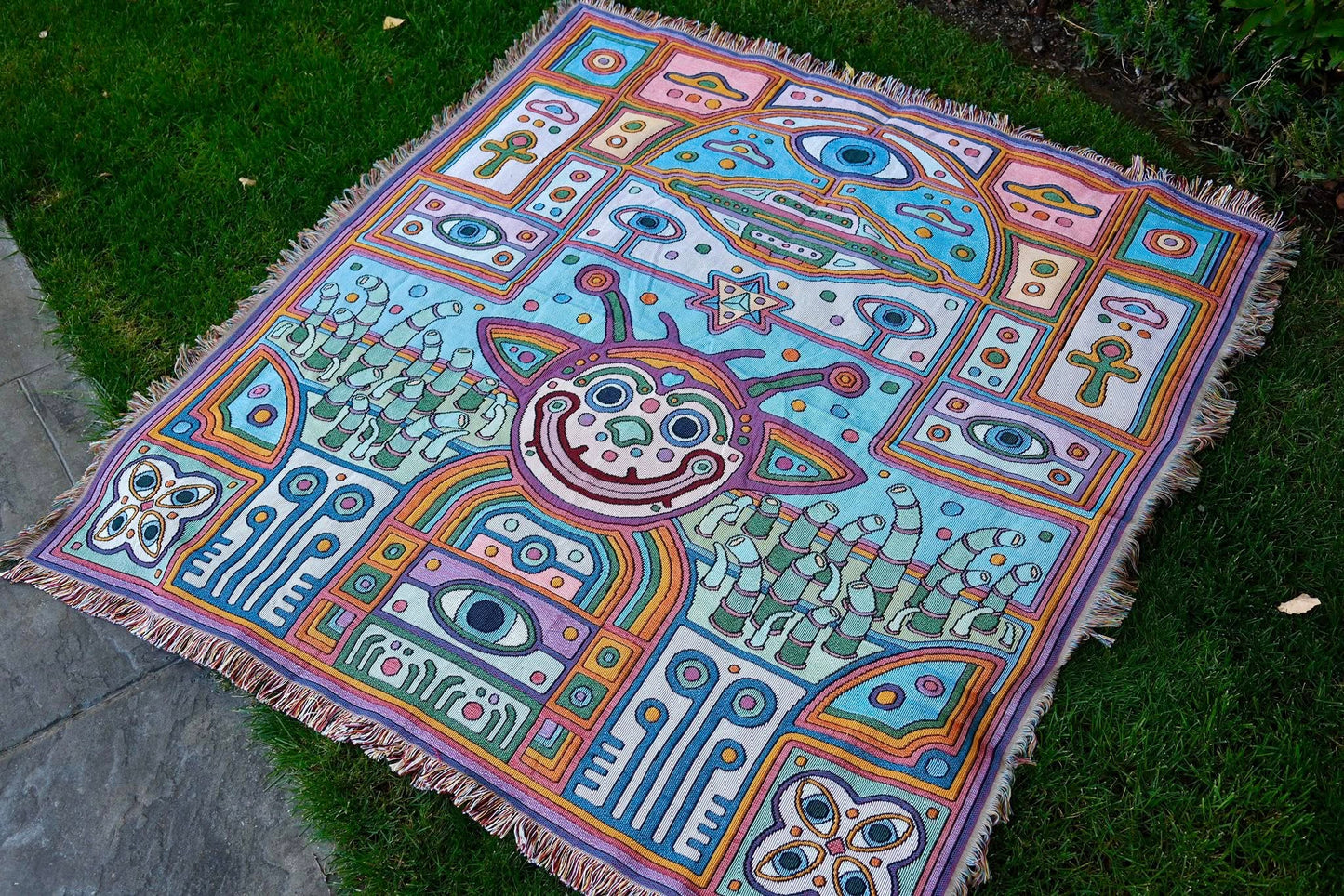 Yabb-Yum Woven Blanket