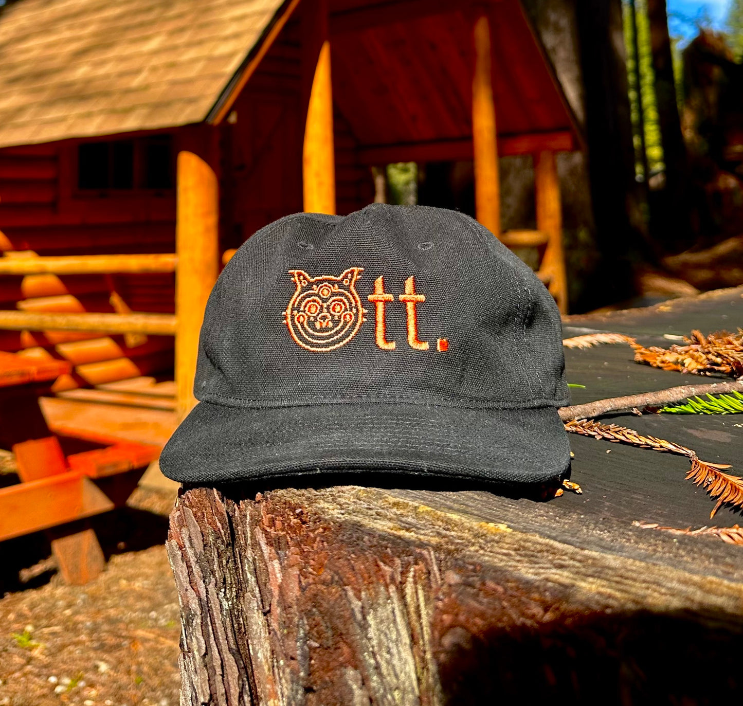 Ott x Orange Logo Canvas Cap