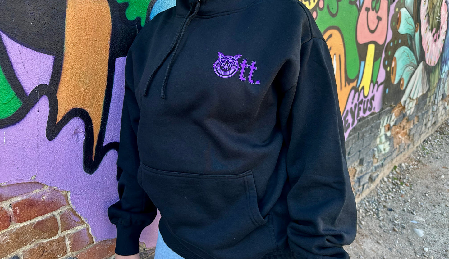 Ott x Purple Logo Hoodie