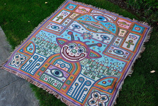 Yabb-Yum Woven Blanket