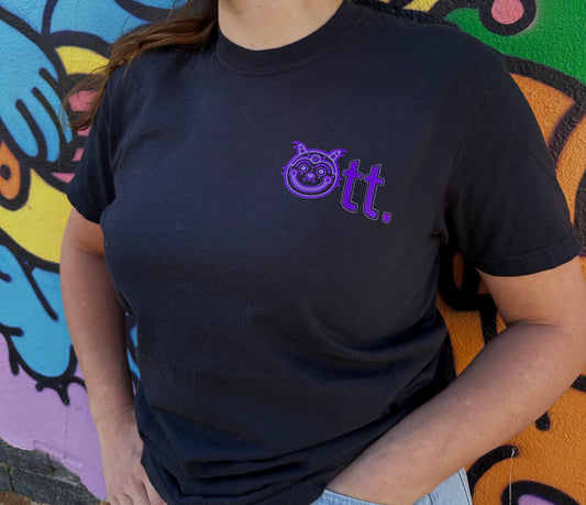 Ott x Purple Logo Tee