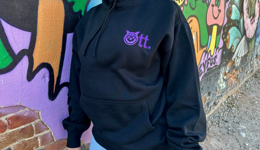 Ott x Purple Logo Hoodie